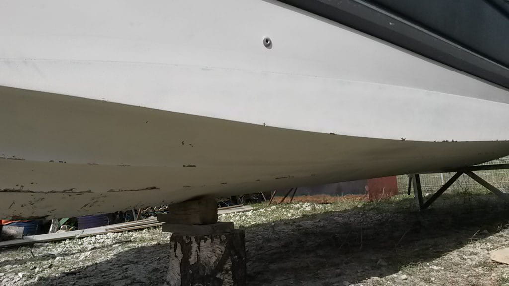 paadi külg peale soodapriti töid