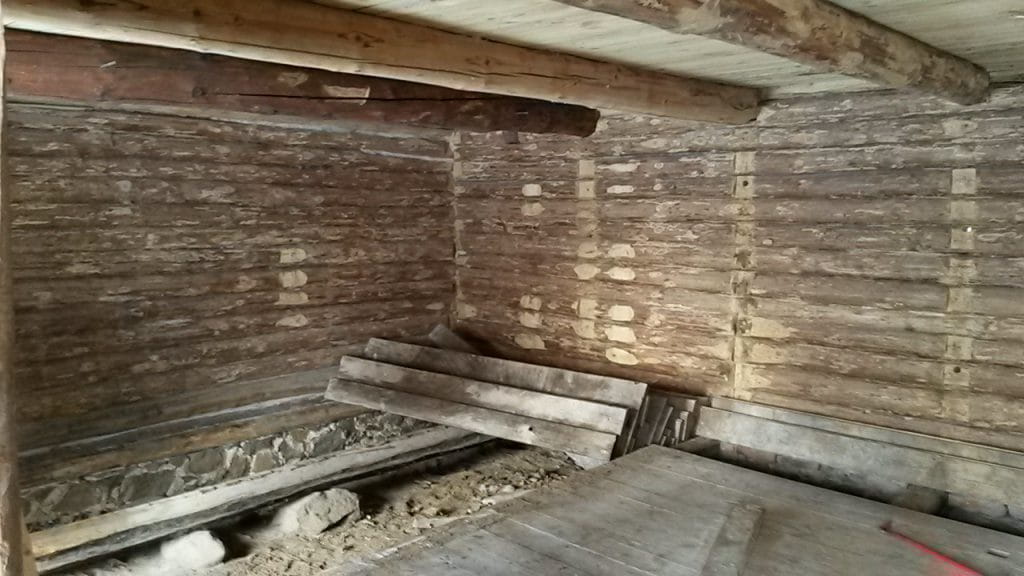 soodapritsiga töödeldud palkmaja