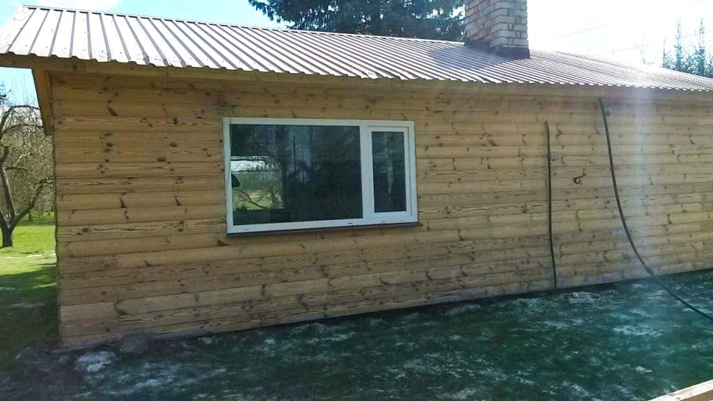 palkmaja peale puhastust