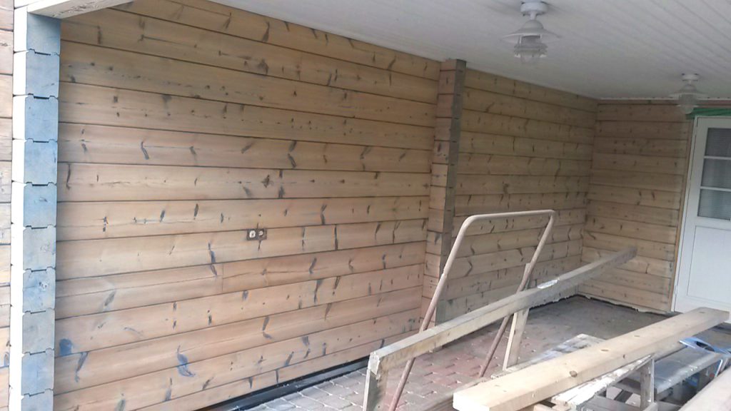 puhastatud puitgaraaz